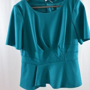 Elie Tahari Peplum Blouse